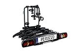 Peruzzo PZ708-4 708/4 Pure Instinct 4 Fahrradträger Anhängerkupplung 4 Fahrrad, schwarz, 100 x 80 x 70 cm